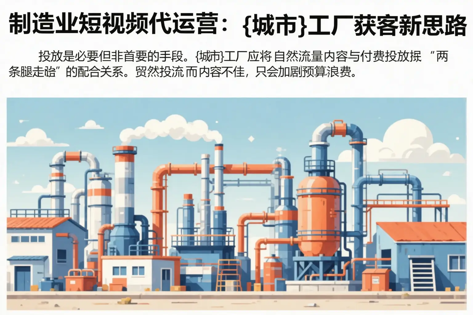 制造业短视频代运营：湖州工厂获客新思路