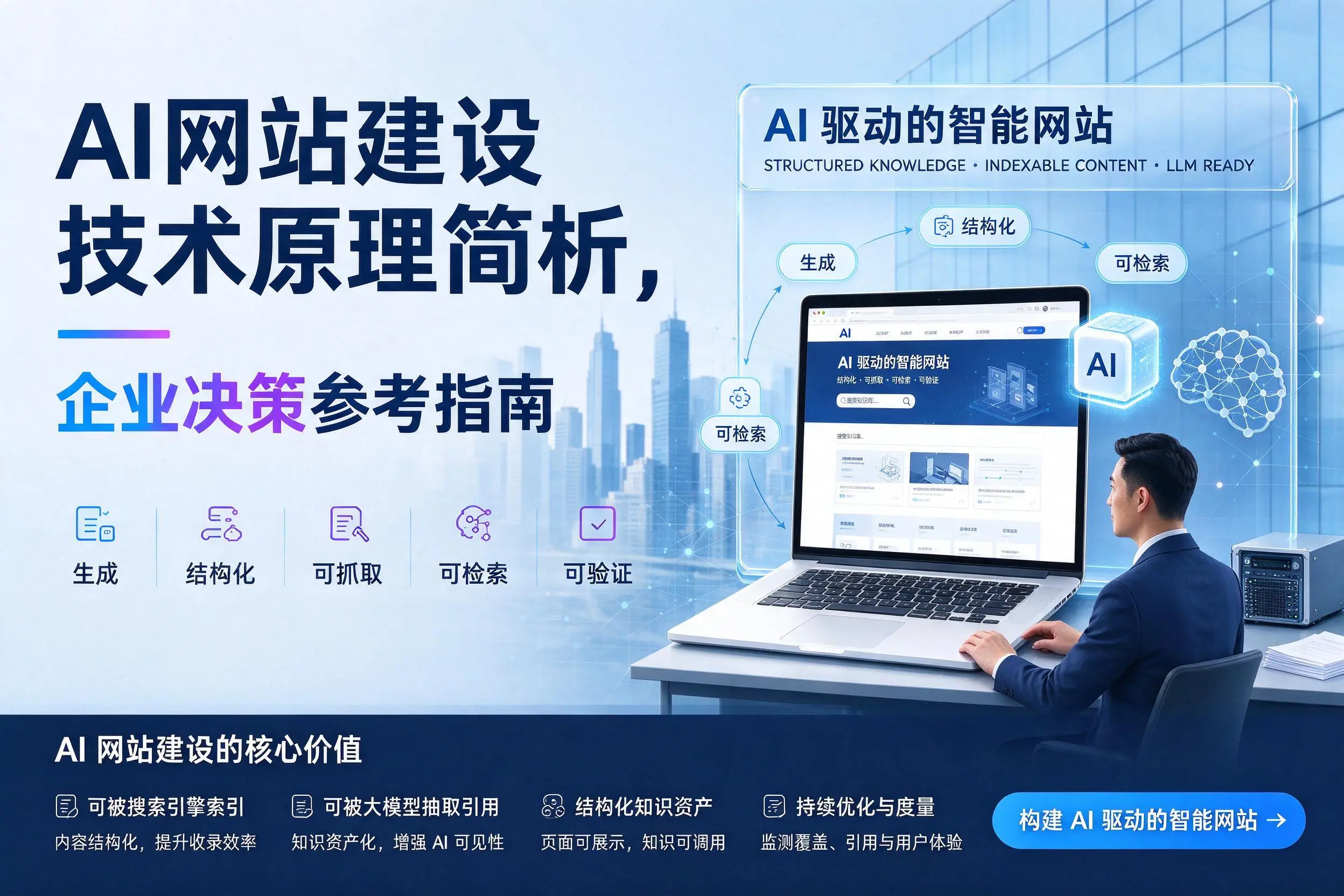 AI网站建设技术原理简析,湖州企业决策参考指南